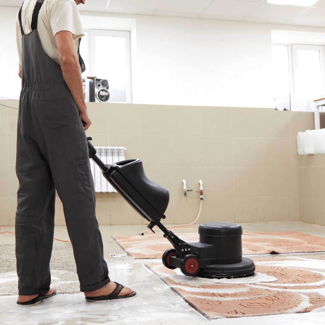 Professional carpet washing service in Orange County in the Living Room