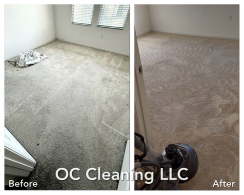 OC House Cleaning - Carpet Cleaning BeforeAfter